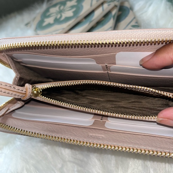 Chloe Pink blush bow wallet - Picture 7 of 9